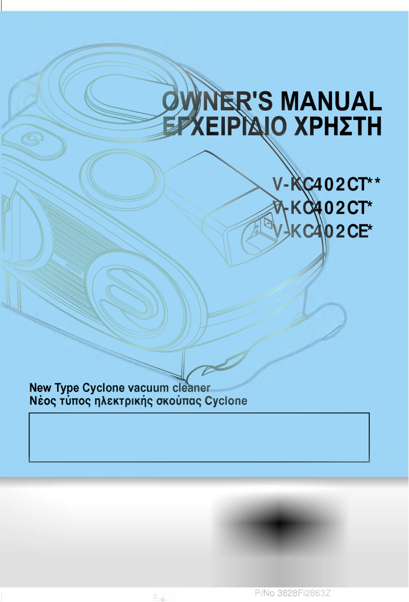 Image de la première page du manuel de l'appareil V-KC402CTUV