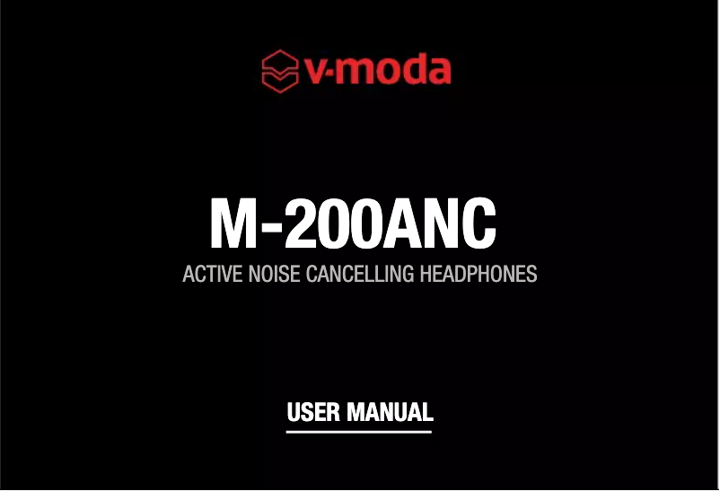 Imagen de la primera página del manual del dispositivo M-200ANC