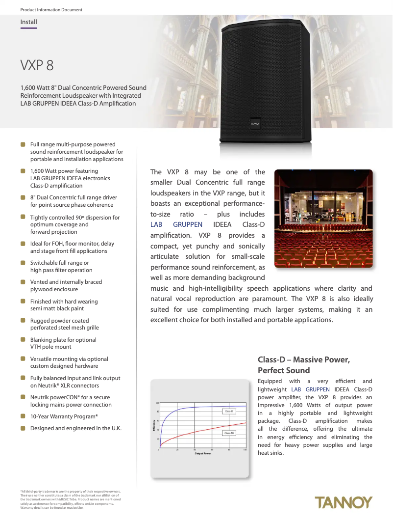 Image de la première page du manuel de l'appareil VXP 8