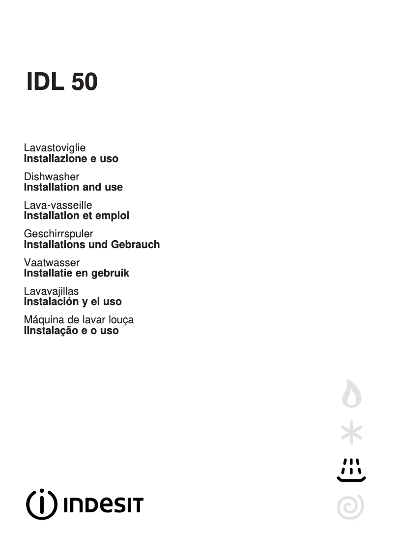 Image de la première page du manuel de l'appareil IDL 502