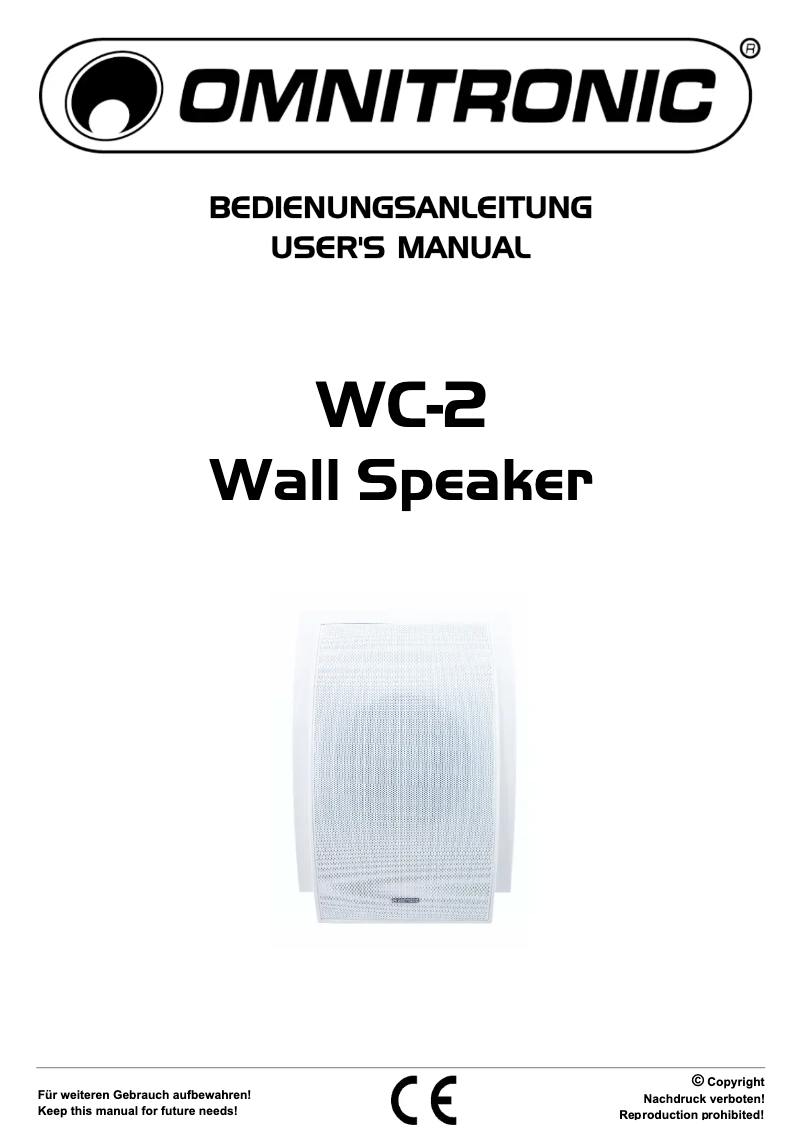 Image de la première page du manuel de l'appareil WC-2