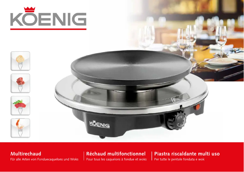 Página 1 del manual Manual de usuario Koenig B02150