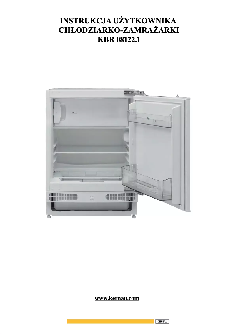 Page n°1 - Manuel utilisateur Kernau KBR 08122