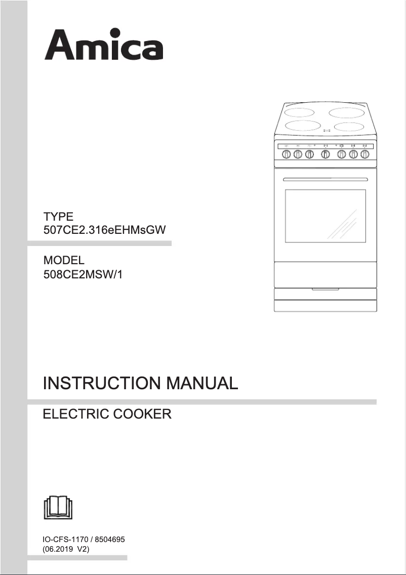 Page n°1 - Mode d'emploi Amica 508CE2MS(W)