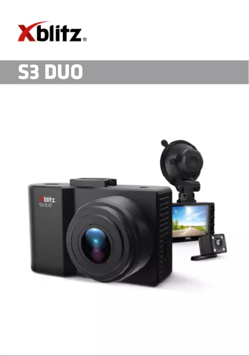 Page 1 de la notice Manuel utilisateur Xblitz S3 Duo