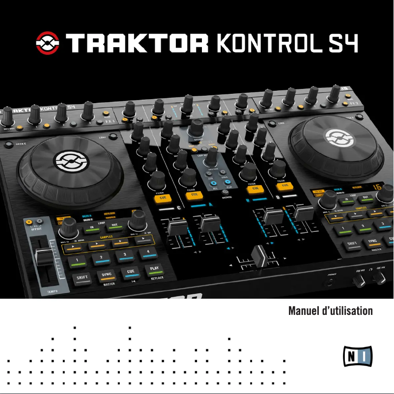 Page 1 de la notice Manuel utilisateur Native Instruments Traktor Kontrol S4