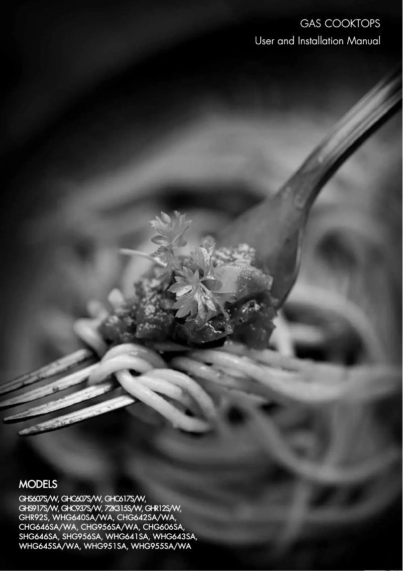 Image de la première page du manuel de l'appareil GHR12W