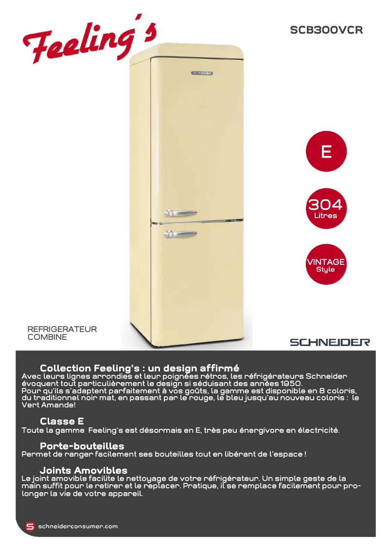 Image de la première page du manuel de l'appareil SCB300VCR