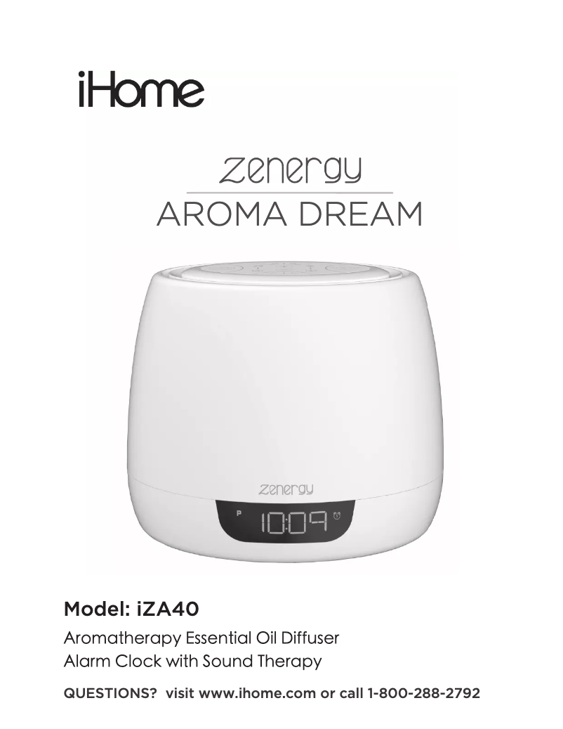 Página 1 del manual Manual de usuario iHome IZA40