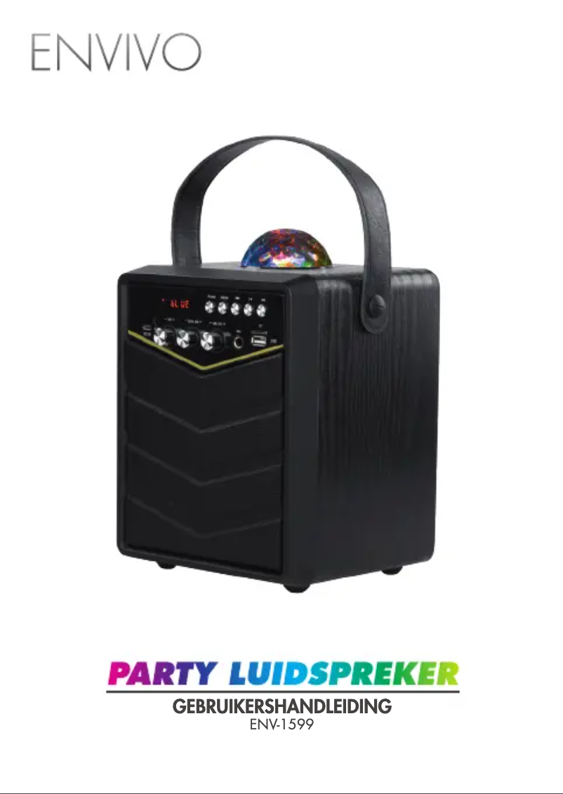 Page 1 de la notice Manuel utilisateur Envivo ENV-1599