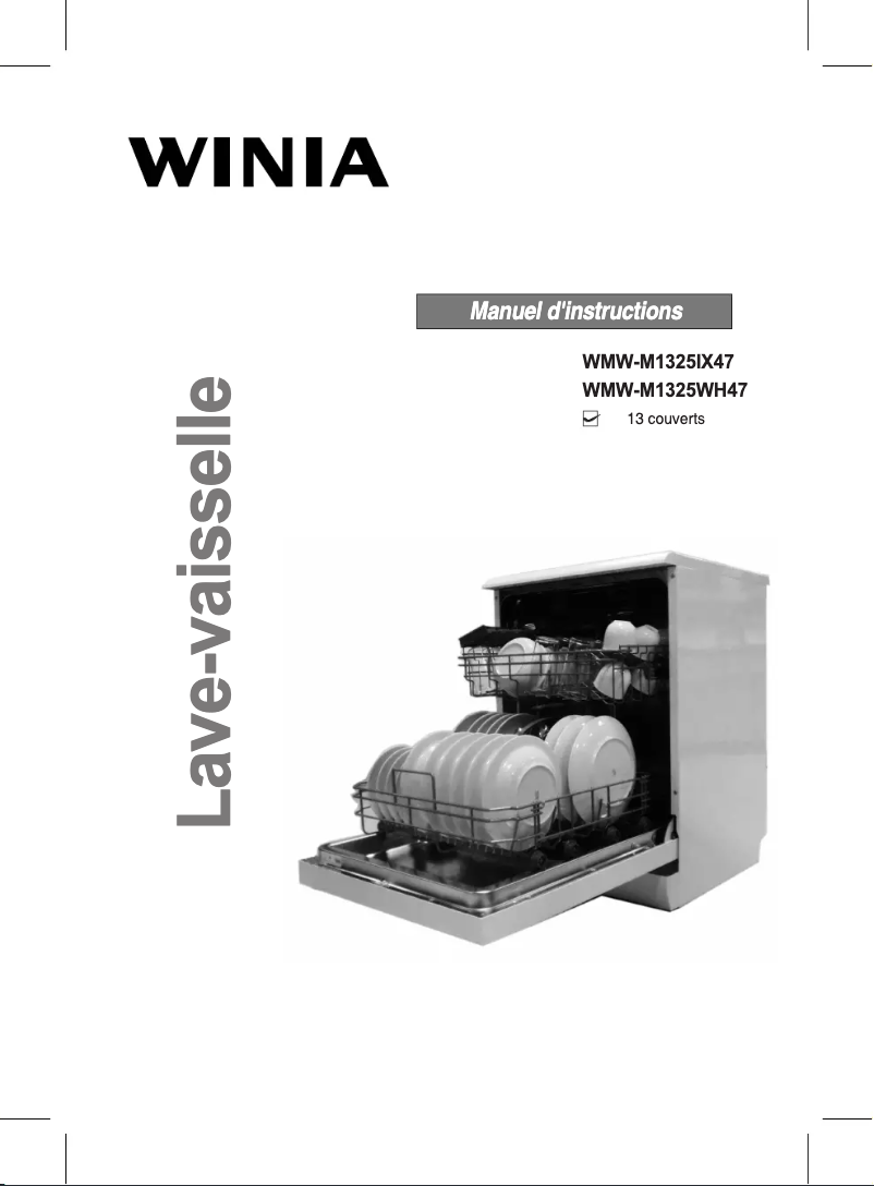 Page n°1 - Manuel utilisateur Winia WMW-M1325WH47