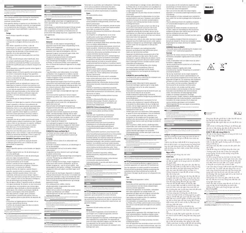 Image de la première page du manuel de l'appareil PerfectCare GC3915