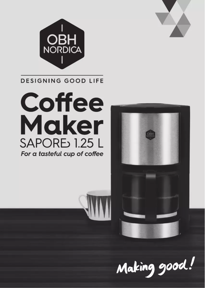 Página 1 del manual Manual de usuario OBH Nordica Sapore 2325