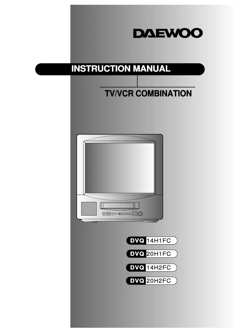 Page 1 de la notice Manuel utilisateur Daewoo DVQ-14H2FC