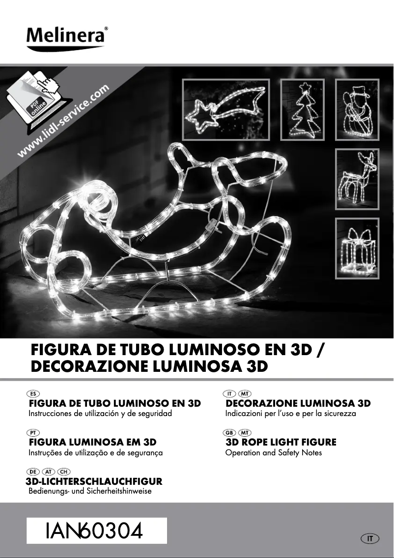 Page 1 de la notice Manuel utilisateur Melinera Z31531A