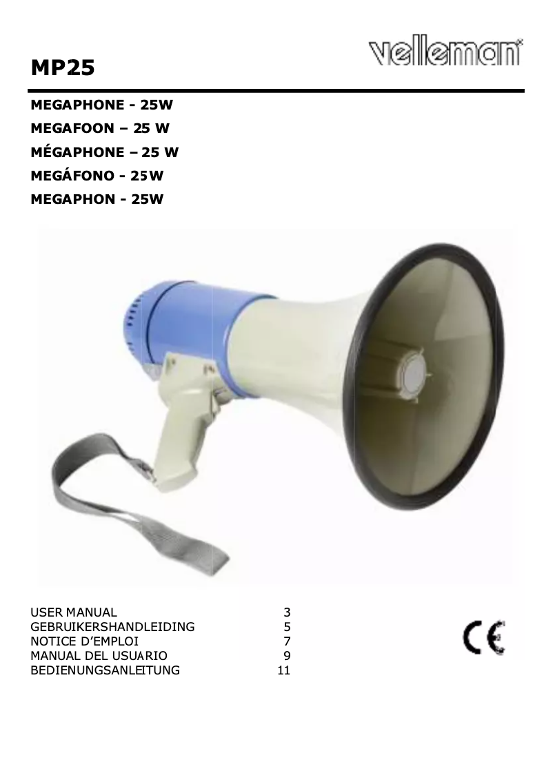 Image de la première page du manuel de l'appareil MP25