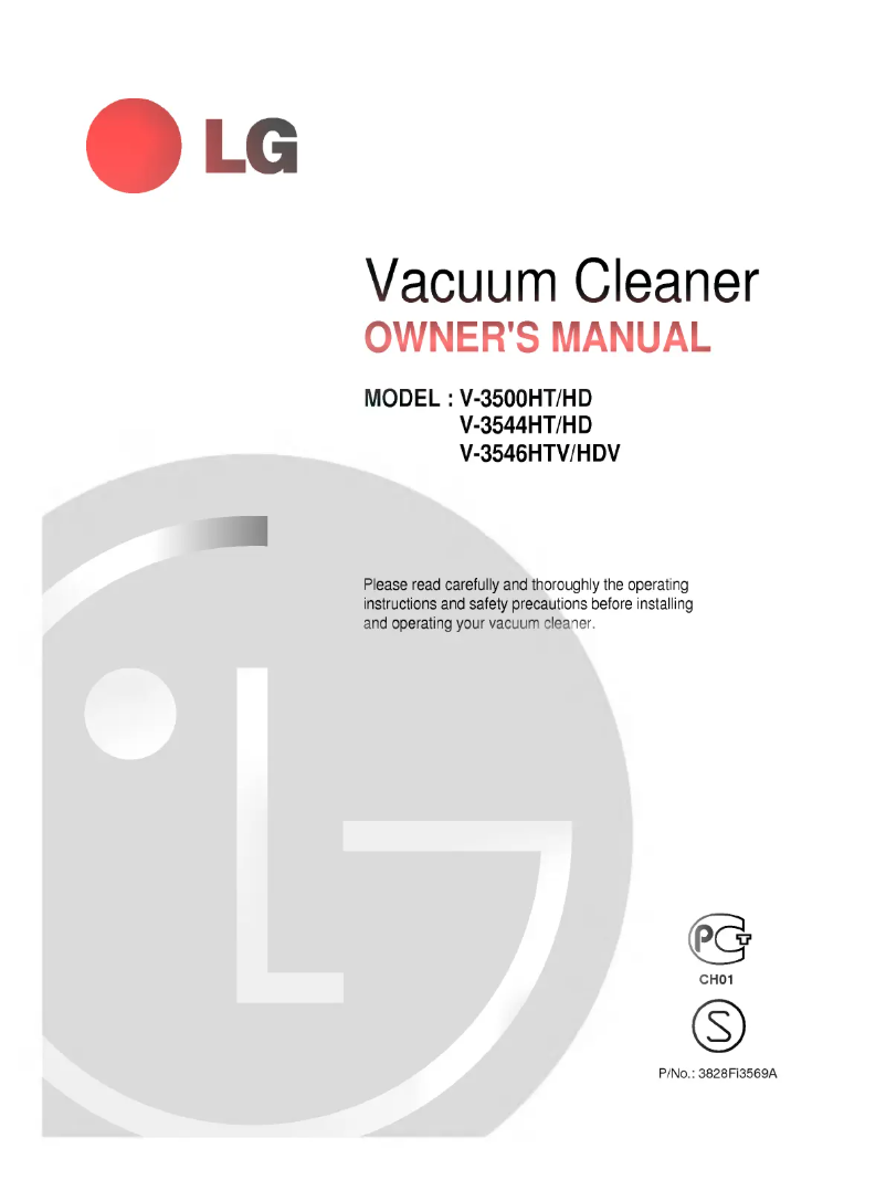 Imagen de la primera página del manual del dispositivo V-3500HT