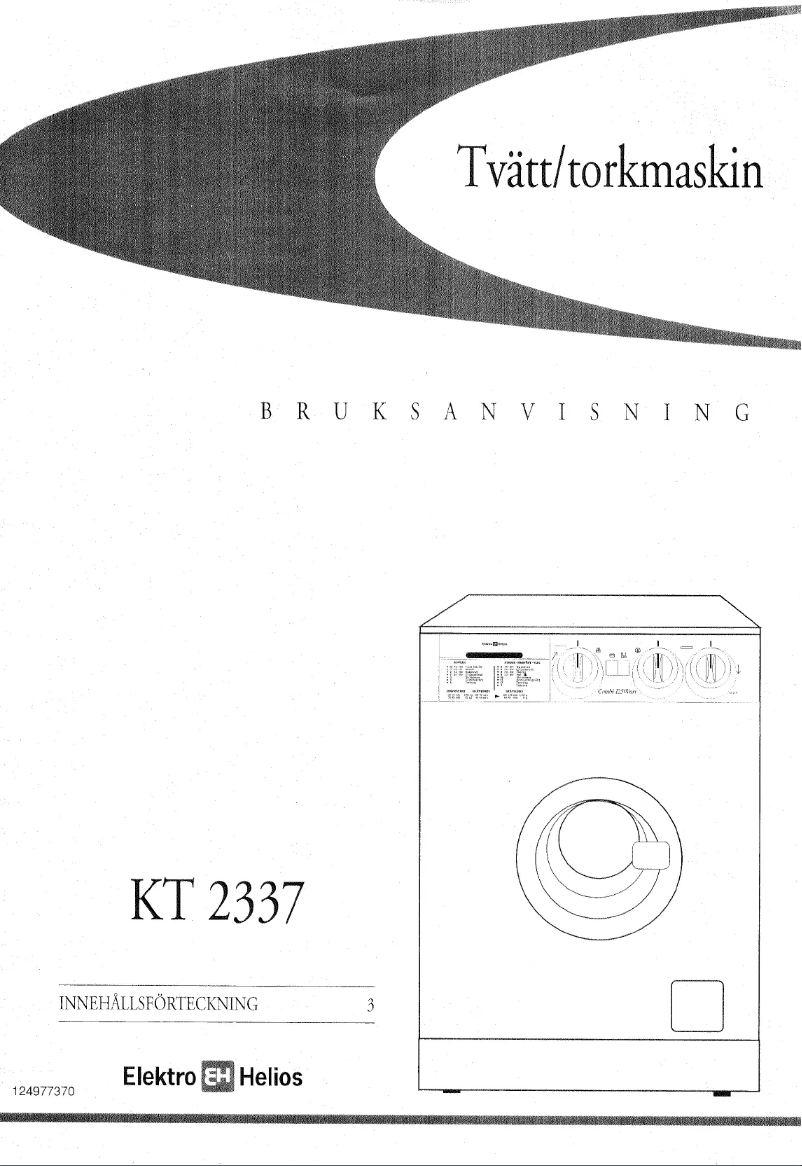 Image de la première page du manuel de l'appareil KT2337