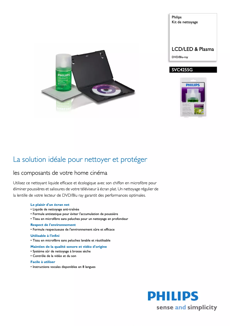 Imagen de la primera página del manual del dispositivo SVC4255G