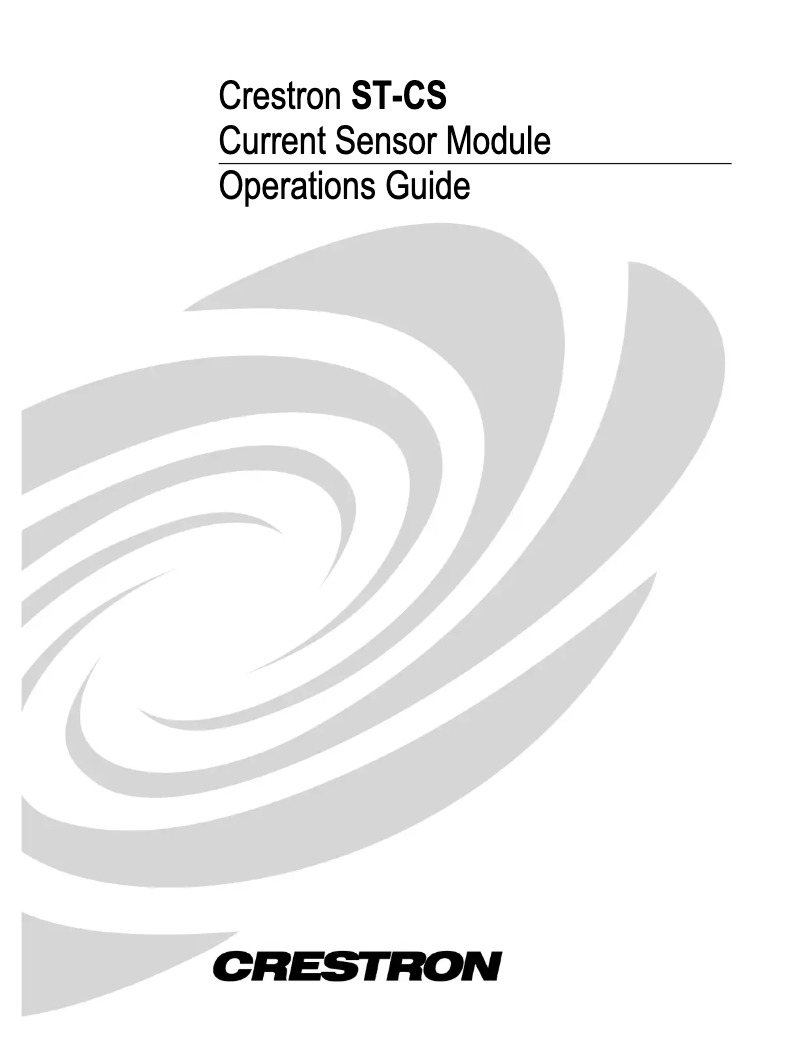 Image de la première page du manuel de l'appareil ST-CS