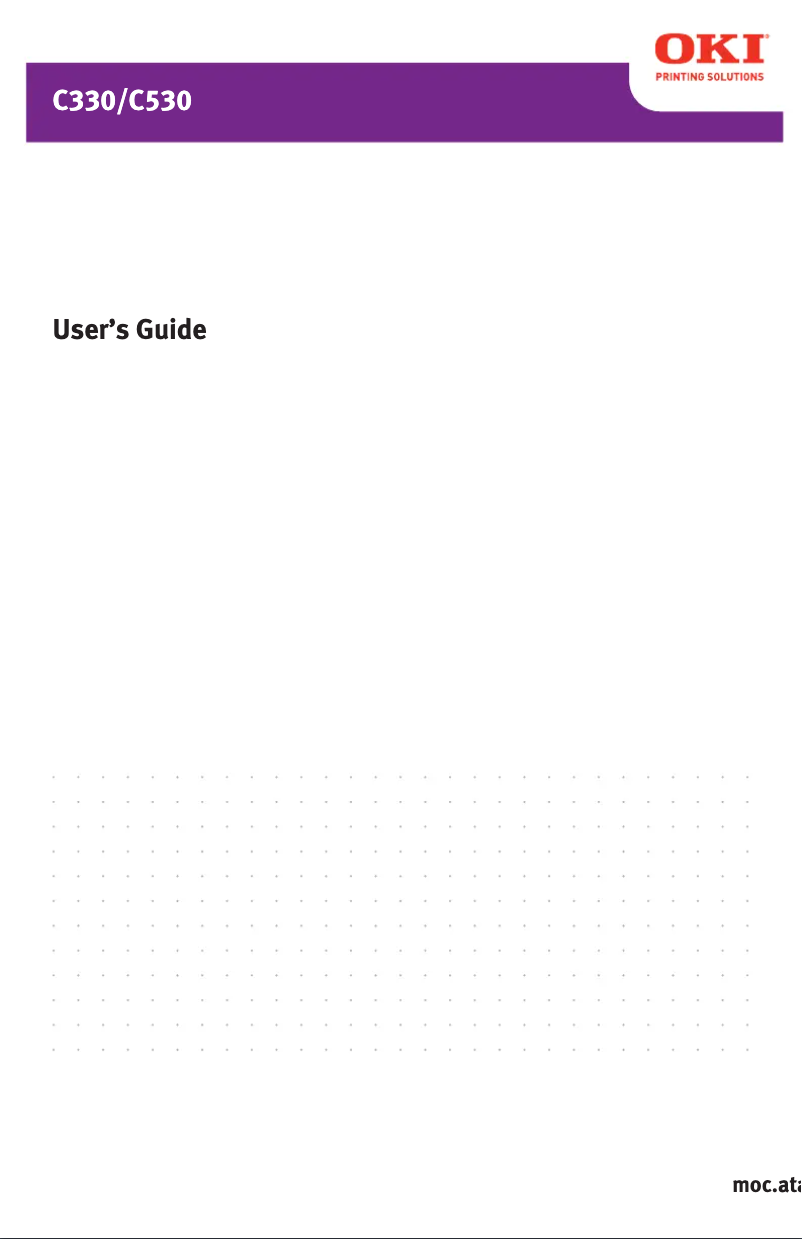 Page 1 de la notice Manuel utilisateur OKI C530