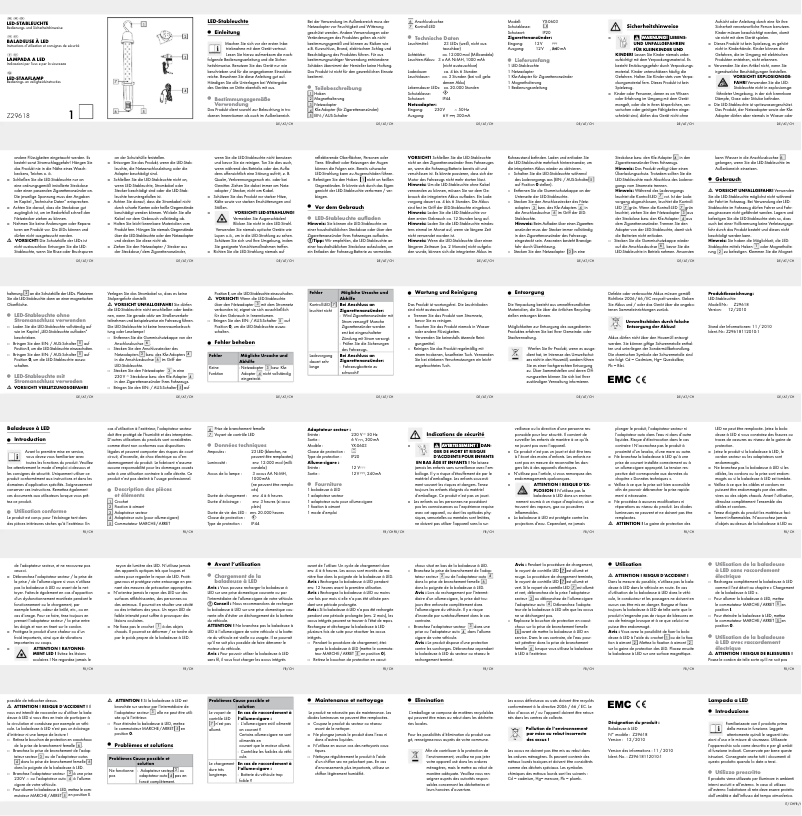 Página 1 del manual Manual de usuario Powerfix Z29618