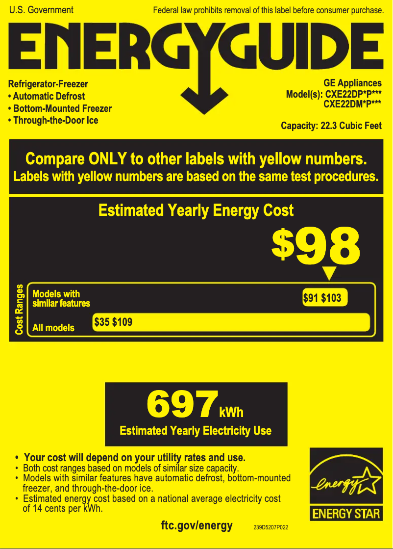 Image de la première page du manuel de l'appareil CXE22DP3PD1