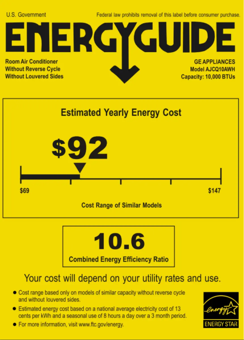 Image de la première page du manuel de l'appareil AJCQ10AWH