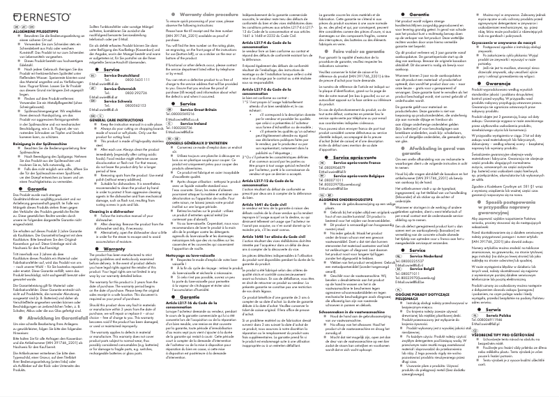 Image de la première page du manuel de l'appareil HG08118A