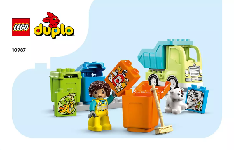 Page n°1 - Manuel utilisateur Lego Duplo 10987