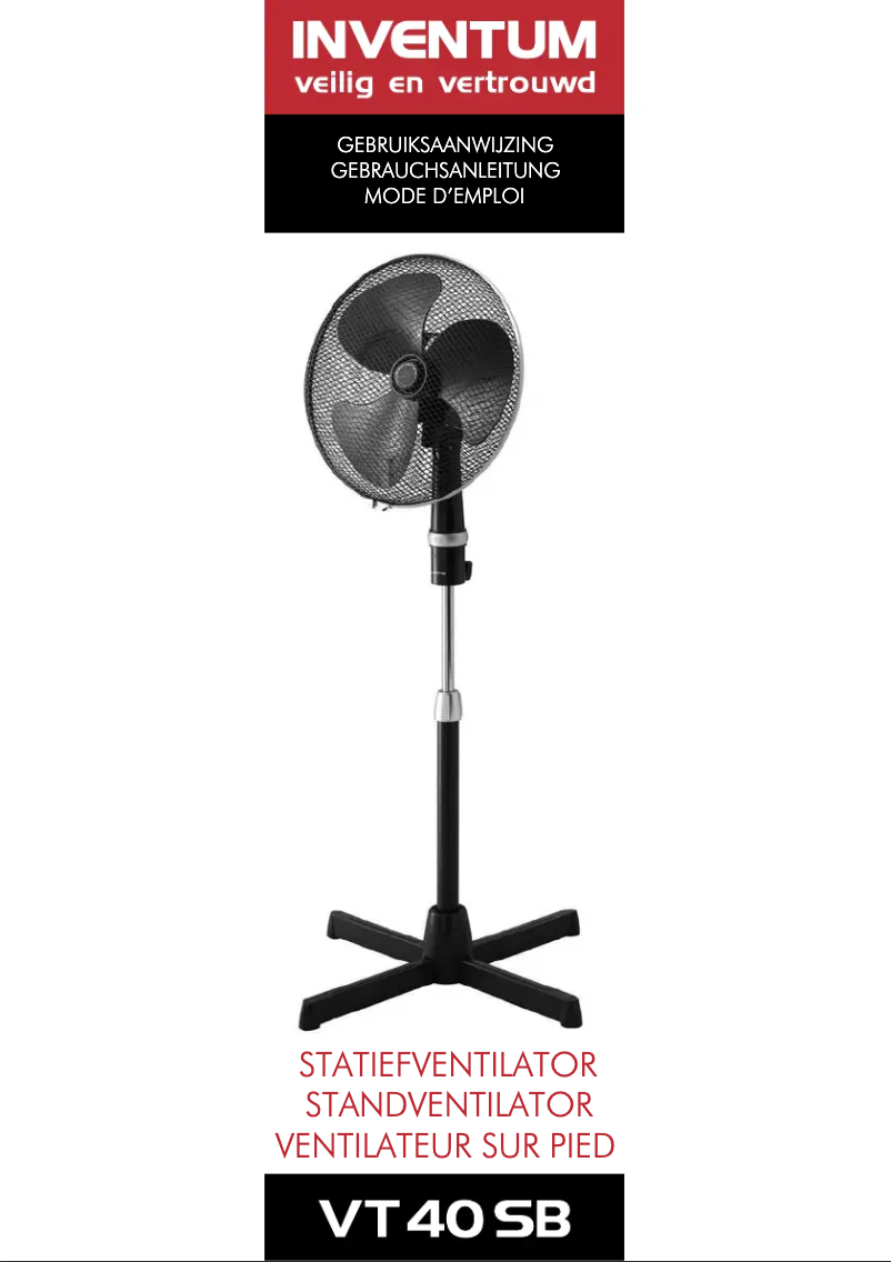 Page 1 de la notice Manuel utilisateur Inventum VT 40 SB