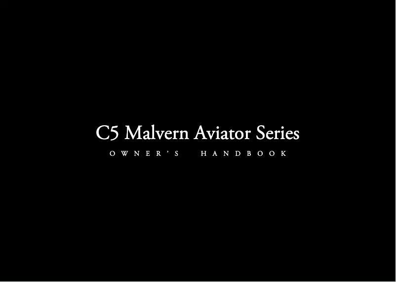 Page 1 de la notice Manuel utilisateur Christopher Ward C5 Malvern Aviator