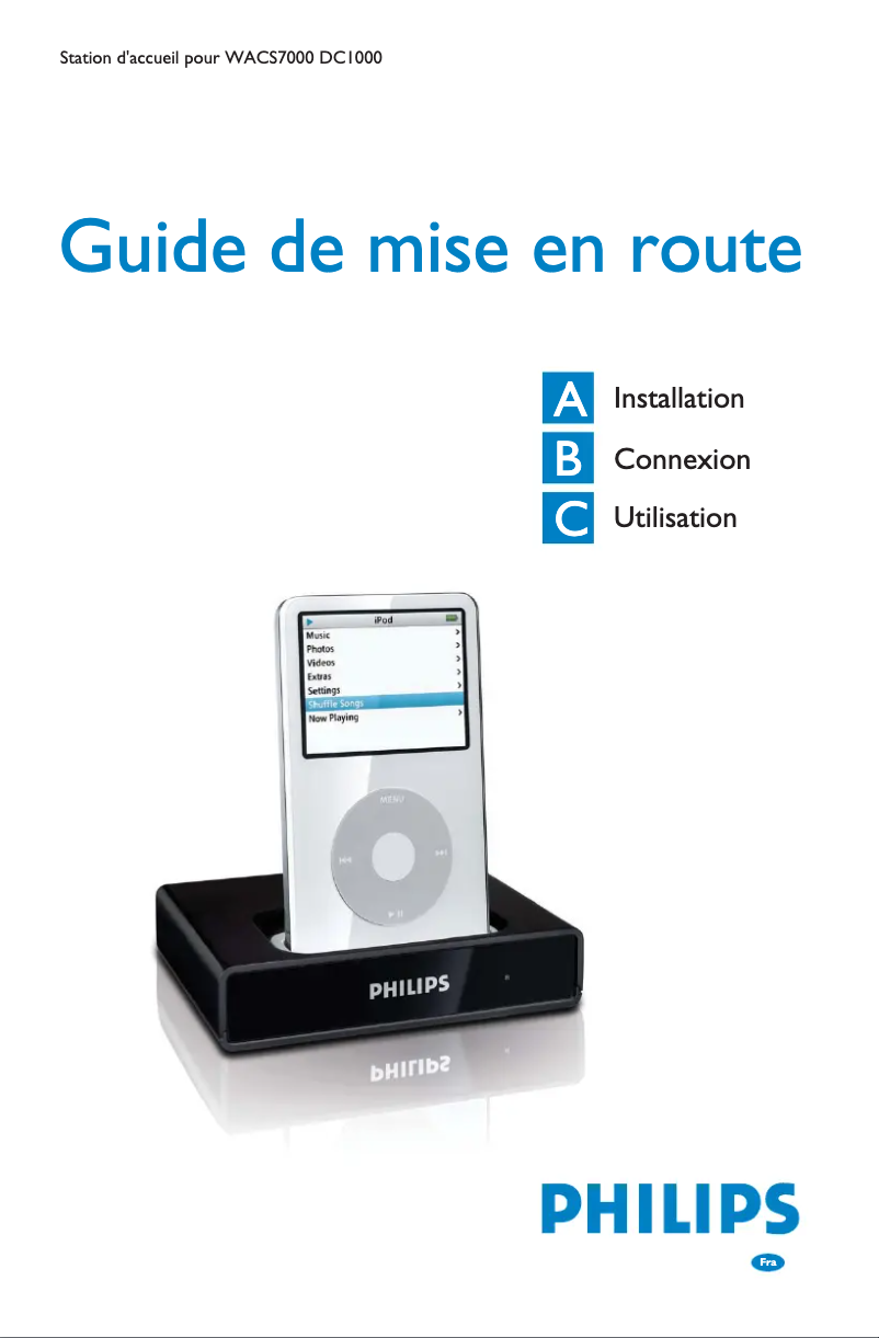 Page n°1 - Guide de démarrage rapide Philips Streamium DC1000