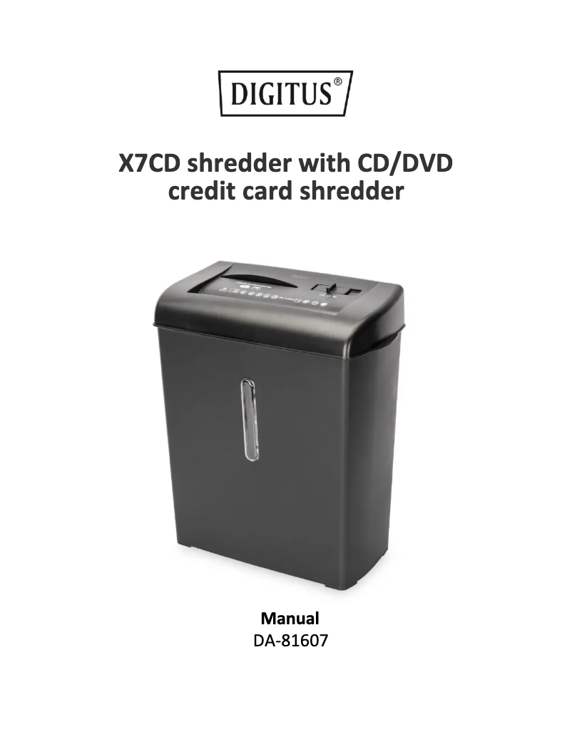 Page 1 de la notice Mode d'emploi Digitus DA-81607