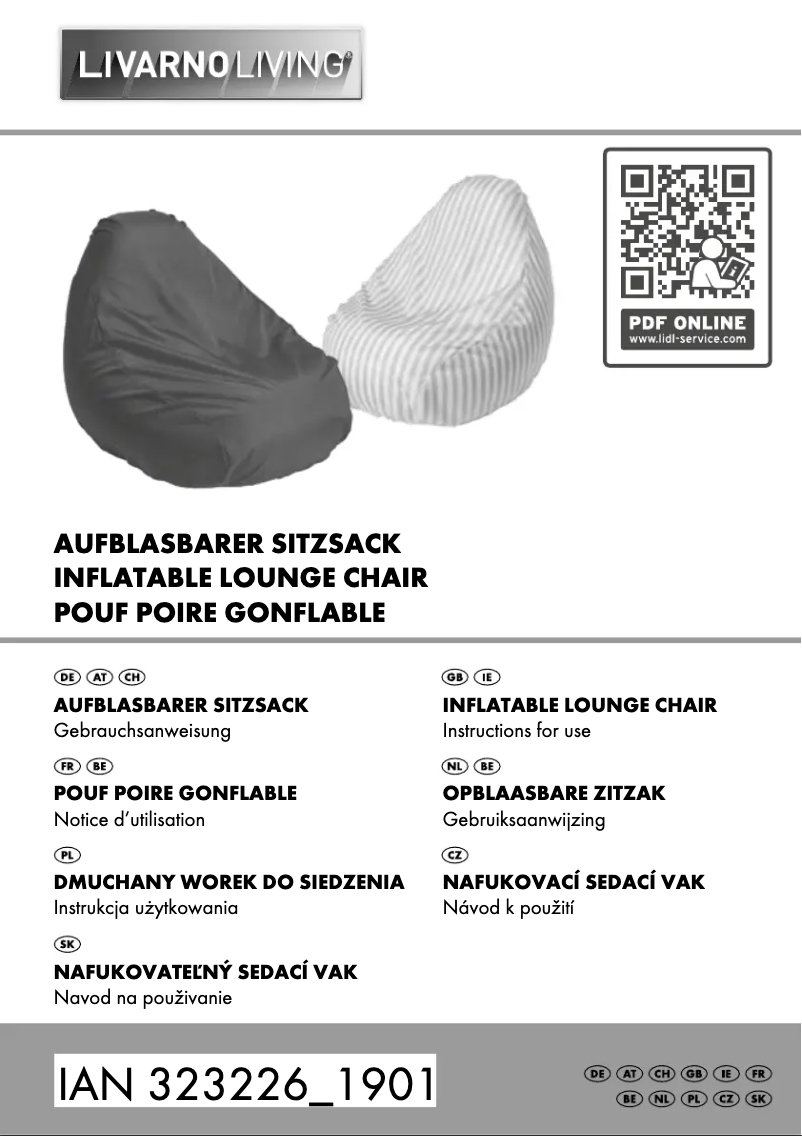 Image de la première page du manuel de l'appareil IAN 323226