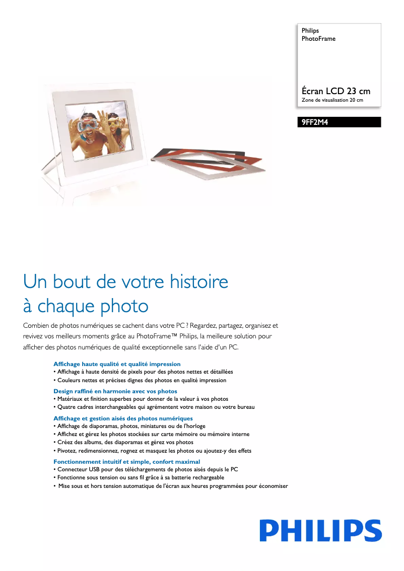 Image de la première page du manuel de l'appareil 9FF2M4