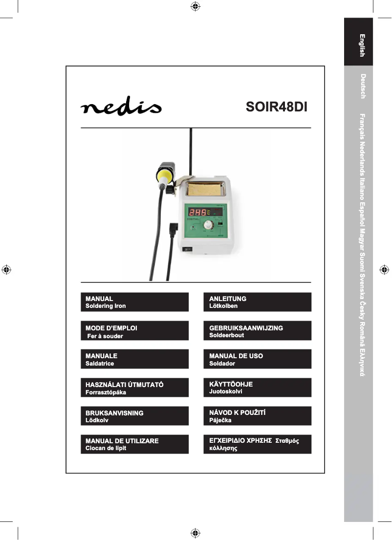 Image de la première page du manuel de l'appareil SOIR48DI