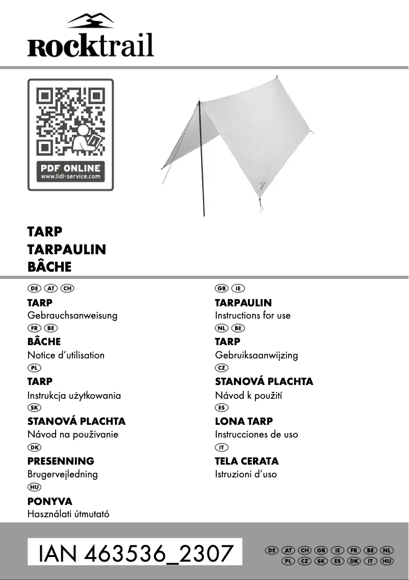 Page n°1 - Manuel utilisateur Rocktrail IAN 463536