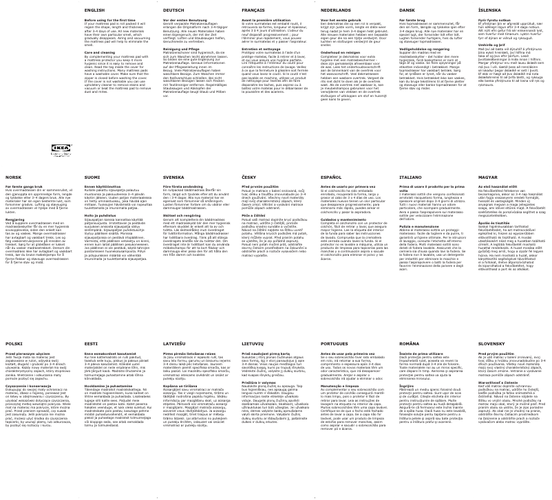 Image de la première page du manuel de l'appareil ESPEVÄR