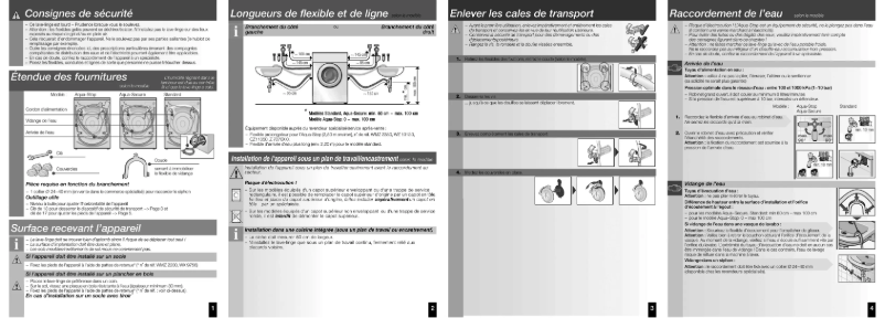 Image de la première page du manuel de l'appareil WAB24211FF
