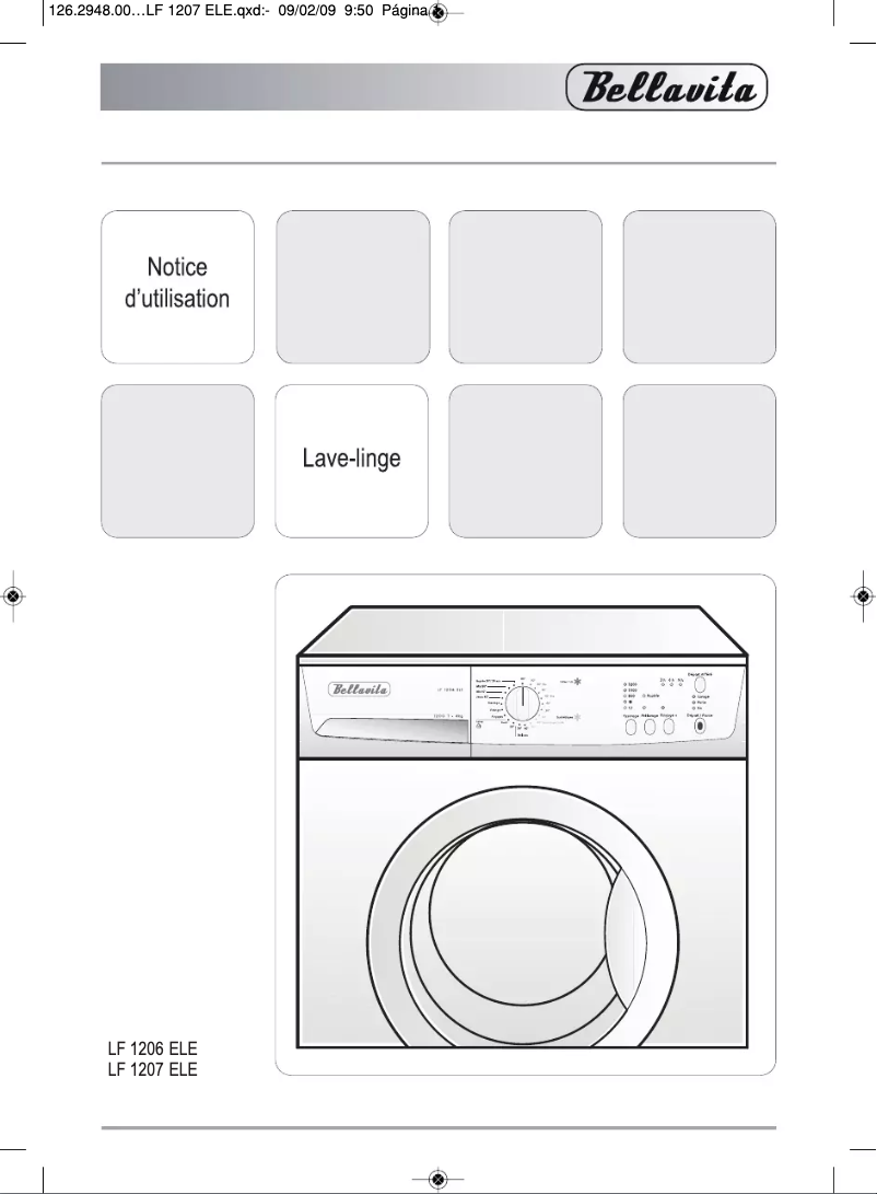 Image de la première page du manuel de l'appareil LF 1207 ELE