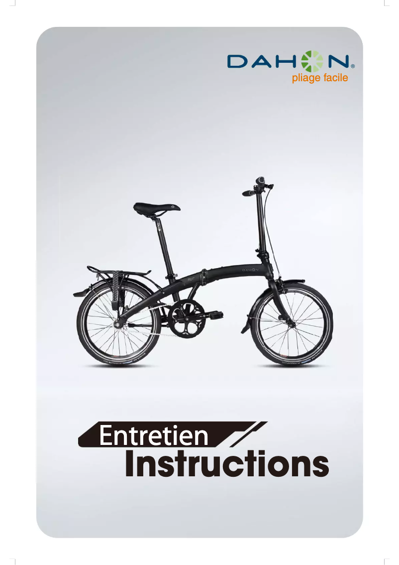 Page 1 de la notice Manuel utilisateur Dahon Briza D7