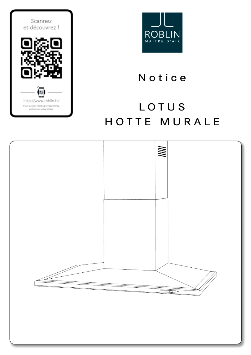 Page 1 de la notice Manuel utilisateur Roblin Lotus