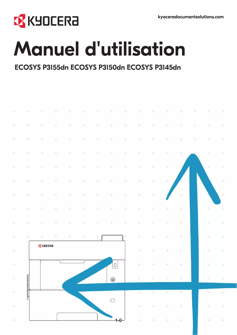 Page 1 de la notice Manuel utilisateur Kyocera ECOSYS P3150dn