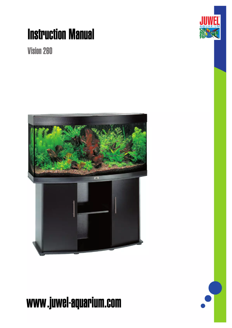 Page n°1 - Manuel utilisateur Juwel Vision 260