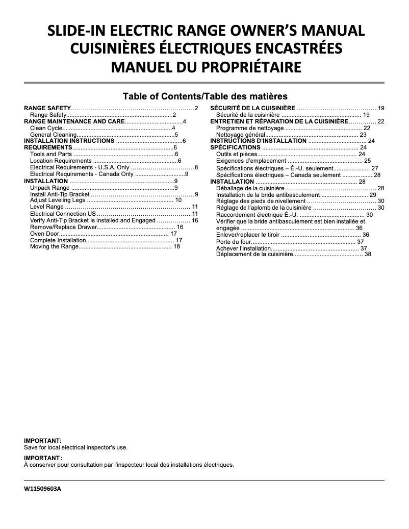 Page 1 de la notice Manuel utilisateur KitchenAid KSEB900ESS