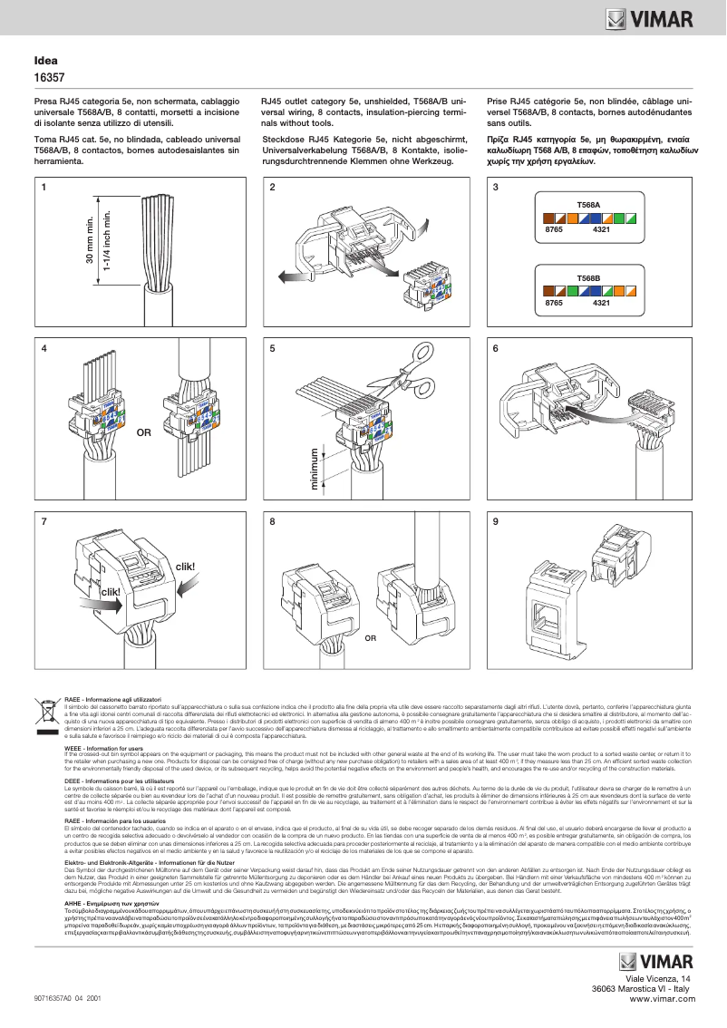 Imagen de la primera página del manual del dispositivo 16357
