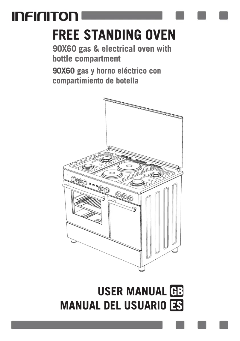 Page 1 de la notice Manuel utilisateur Infiniton CC9294XPE