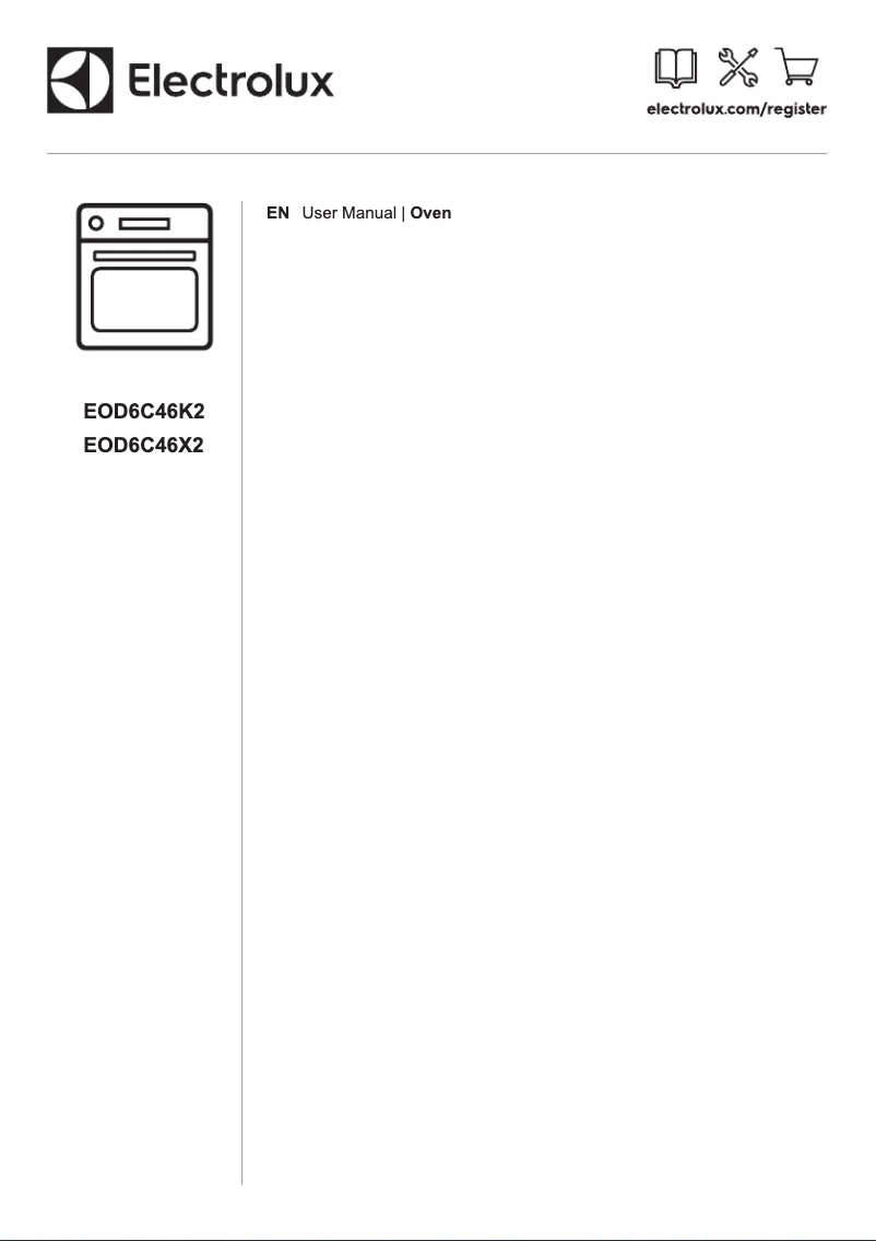 Page 1 de la notice Manuel utilisateur Electrolux EOD6C46X2