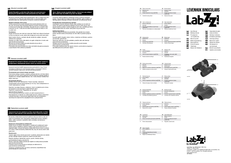 Page n°1 - Manuel utilisateur Levenhuk LabZZ B6
